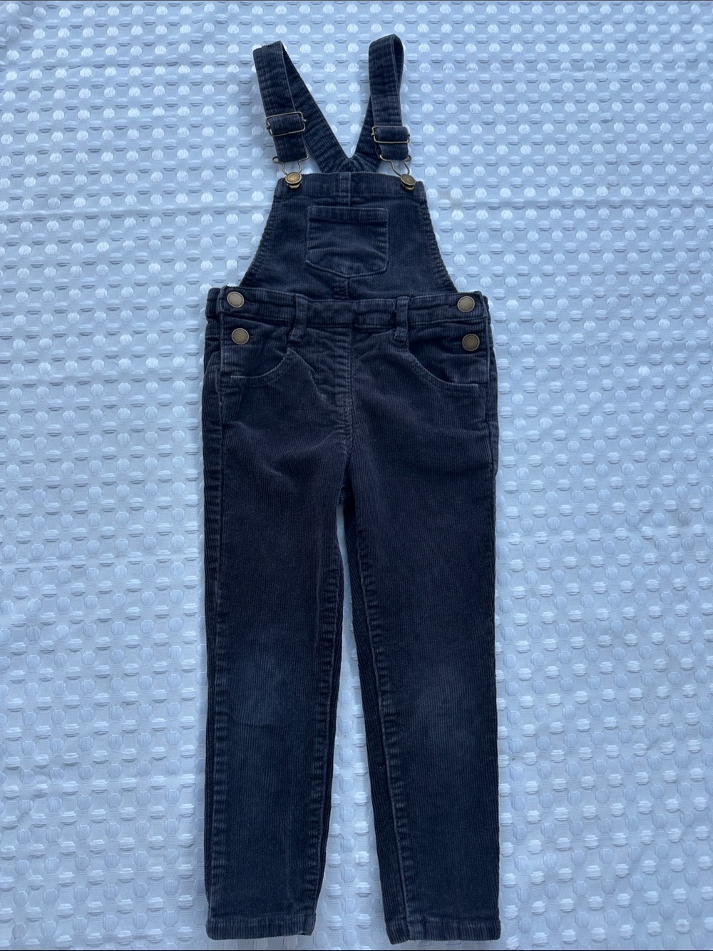 Jamie Kay Black Corduroy Boys Overalls 5T